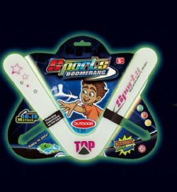 BOOMERANG PHOSPHORESCENT DE 31,5 CM (12,4 PO)